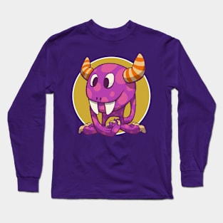 Purple monster Long Sleeve T-Shirt